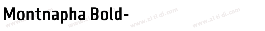 Montnapha Bold字体转换